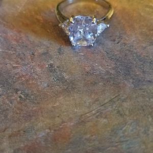 Cubic zirconia ring